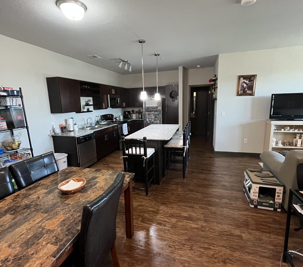 Cleaning team vacuuming and sanitizing a modern Tomball, TX family home before a weekend gathering